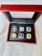 6 Pcs North Carolina Tarheels Brass Championship Ring W Box, Us Ship 1982-2022