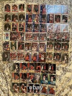 72 Michael Jordan NBA Basketball Card Lot Chicago Bulls Air Jordan UNC Tar Heels