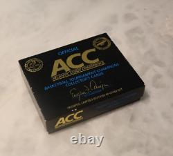 ACC Basketball Champions 40 card set 89' UNC Tar Heels SEALED Original Packaging