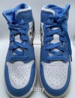 Air Jordan 1 Retro GS Alpha UNC Tar Heels 316270-142 Size 4.5 New In Box 2007