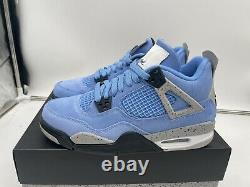 Air Jordan 4 University Blue UNC GS 408452-400 5.5Y AJ4 Nike Baby Tar Heels AJ