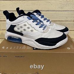 Air Jordan Max 200 White Sneakers UNC Tar Heels PE, CZ4947-144 Men's Size 10.5