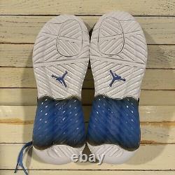 Air Jordan Max 200 White Sneakers UNC Tar Heels PE, CZ4947-144 Men's Size 10.5