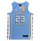 Air Jordan Michael Jordan Unc Tar Heels Basketball Jersey, Size Med At8895-448