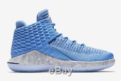 Air Jordan XXXII 32 UNC North Carolina Tarheels 13 AA1253-406 100% Authentic