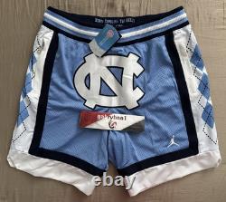 Air Jordan x Just Don UNC Tar Heels Shorts 911337-448 Mens Size Small