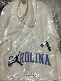 Air Jordan x UNC NRG Hoodie Tar Heels North Carolina Size L NWT