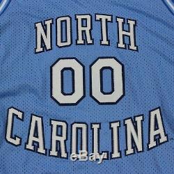 Authentic Eric Montross 44 Large Nike North Carolina Jersey Tar Heels #00 UNC
