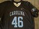 Authentic Game Worn Unc North Carolina Tar Heels Lacrosse Black Out Jersey Rare