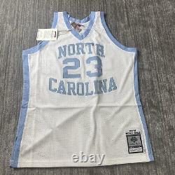 Authentic MICHAEL JORDAN NORTH CAROLINA TAR HEELS Jersey Mens XL Mitchell Ness