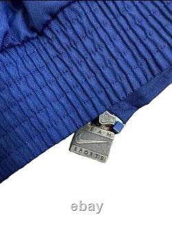 Authentic Nike North Carolina Tarheels Sweater Coat Jacket Blue Y2K Vintage UNC