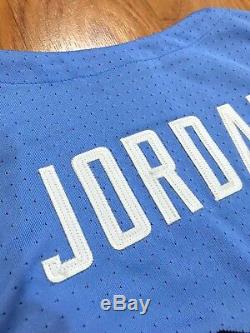 Authentisch Nike Jordan UNC North Carolina Tar Heels NCAA Basketball Trikot XL