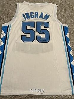 BECKETT COA HARRISON INGRAM Autographed UNC Tar Heels Basketball Jersey