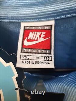 Brand New Vintage North Carolina UNC Tar Heels Nike Warm Up Jersey NWT XXL