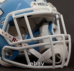 CUSTOM NORTH CAROLINA TAR HEELS NCAA Riddell SPEED Football Helmet UNC