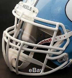CUSTOM NORTH CAROLINA TAR HEELS NCAA Riddell SPEED Football Helmet UNC