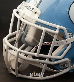 CUSTOM NORTH CAROLINA TAR HEELS NCAA Riddell SPEED Football Helmet UNC