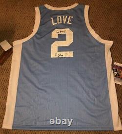 Caleb Love Signed Unc Jersey Autograph Basketball Jsa North Carolina Tar Heel XL