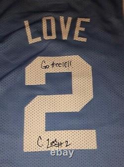 Caleb Love Signed Unc Jersey Autograph Basketball Jsa North Carolina Tar Heel XL