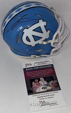 Chase Rice Signed Autographed UNC Tar Heels Mini Helmet Country Music JSA COA