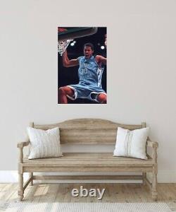 Classic Sports Prints UNC Tar Heels Rasheed Wallace Ready2Hang HUGE canvas