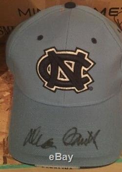 Coach Dean Smith Signed Unc North Carolina Tar Heels Hat Hof Michael Jordan