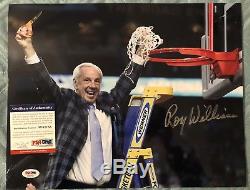 Coach Roy Williams Signed 11x14 Photo UNC Tar Heels North Carolina PSA/DNA Auto