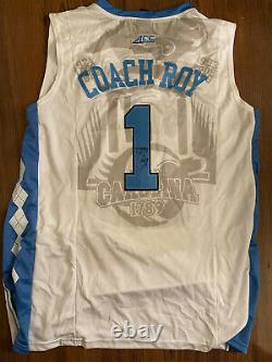 Coach Roy Williams Signed/Autographed UNC Tar Heels Custom Basketball Jersey