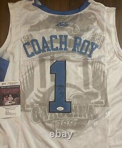 Coach Roy Williams Signed UNC Tar Heels Custom Basketball Jersey (JSA COA)