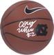 Coby White North Carolina Tar Heels Signed Nike Team Logo Replica Basketball