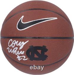 Coby White North Carolina Tar Heels Signed Nike Team Logo Replica Basketball