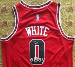 Coby White Signed Autograph Chicago Bulls Jersey NBA UNC Tar Heels