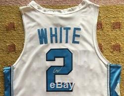 Coby White Signed Autograph UNC North Carolina Tarheels Jersey NCAA NBA Bulls