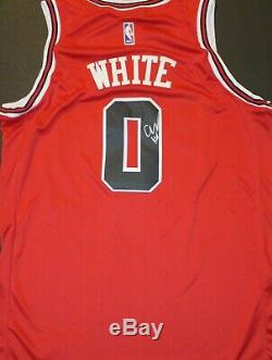 Coby White Signed Chicago Bulls Basketball Jersey Size 52 XL withCOA UNC Tar Heels