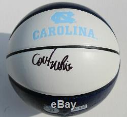 Coby White Signed Full Size UNC North Carolina Tar Heels Basketball WithCOA