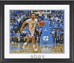 Cole Anthony UNC Tar Heels Framed Autographed 16 x 20 Dribbling Photograph