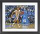 Cole Anthony Unc Tar Heels Framed Autographed 16 X 20 Dribbling Photograph