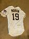 Colin Moran 2018 Home Game Used Jersey Signed Pittsburgh Pirates Unc Tar Heels