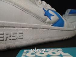 Converse All-star Fast Break Air Jordan Unc Tar Heels White Blue 156974c 11.5