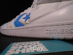 Converse All-star Fast Break Air Jordan Unc Tar Heels White Blue 156974c 11.5