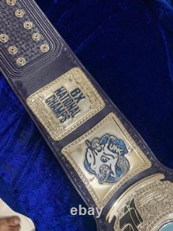 Custom UNC Tar Heels Championship Belt Wrestling Style 2mm/4mm Nickel Plated
