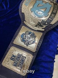 Custom UNC Tar Heels Championship Belt Wrestling Style 2mm/4mm Nickel Plated