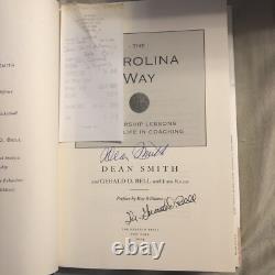DEAN SMITH The Carolina Way Signed NCAA Tar Heels Basketball UNC Chapel Hill