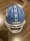 Drake Maye Patriots Signed Unc Tar Heels Mini Helmet Helmet Bas Beckett Coa