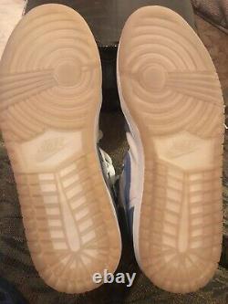 DS Nike Air Jordan 1 Retro Mid UNC Patent Leather 136085 140 Men Sz 11 Vintage