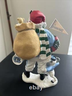 Danbury Mint UNC North Carolina Tar Heels Santa Ram Mascot Christmas NCAA 9 Fig