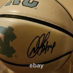 Danny Green UNC Tar Heels Autographed White Panel Basketball