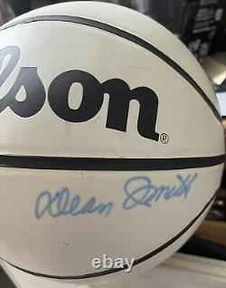 Dean Smith & Bill Guthridge Unc Tar Heels Autographed Wilson Basketball Rare