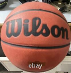 Dean Smith & Bill Guthridge Unc Tar Heels Autographed Wilson Basketball Rare