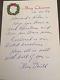 Dean Smith North Carolina Tar Heels Coach Autographed Signed Letter Unc